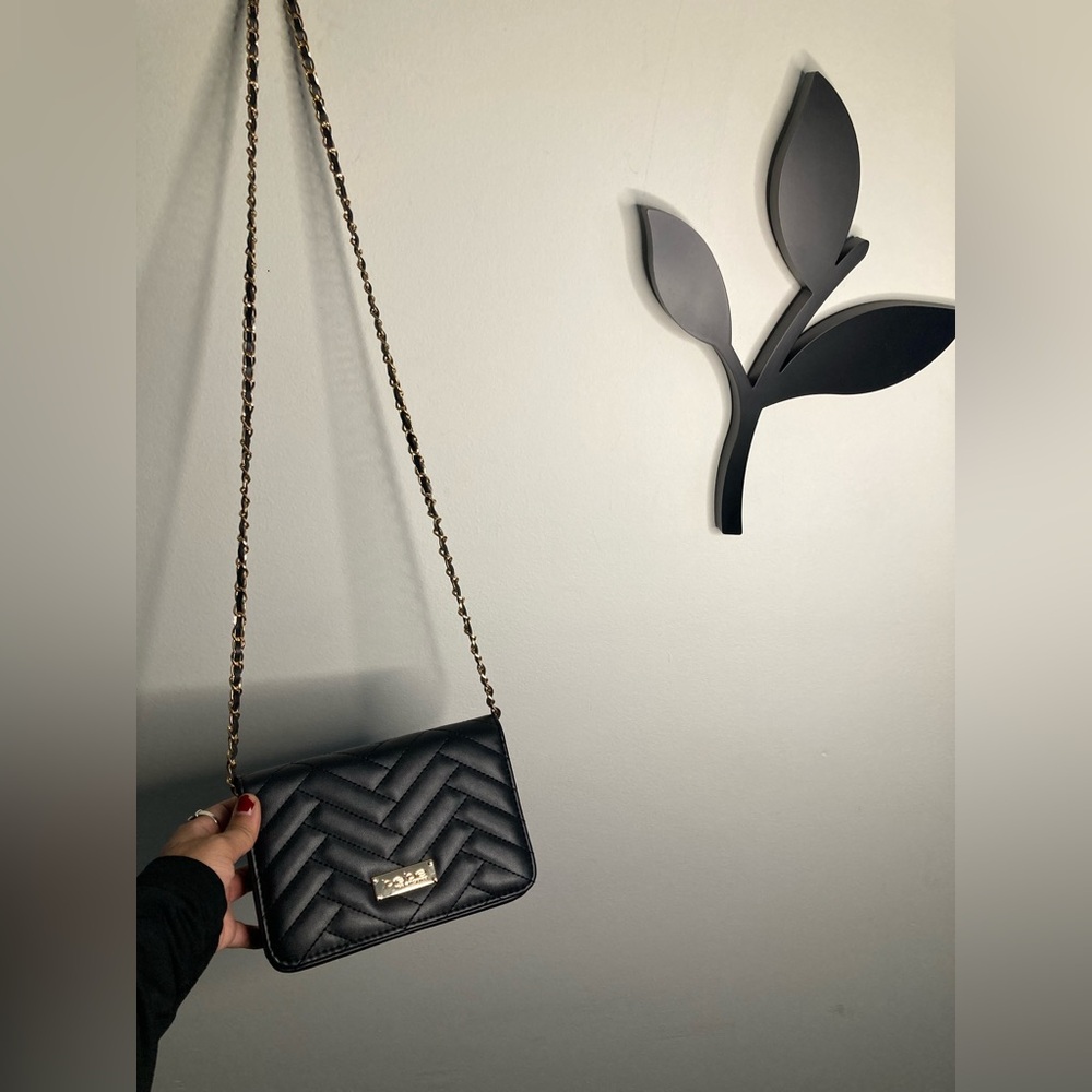 Bebe Mini Sophia Crossbody Chain Purse